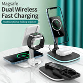 Chargeur magnétique pliable sans fil TriMag™ 3-en-1